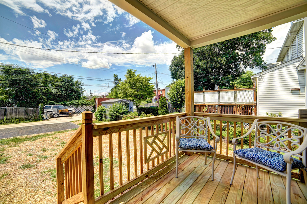 Inspiration for a transitional home design remodel in Baltimore