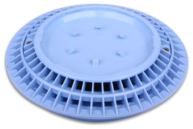 Pebble Top Pool Drain Cover, Light Blue, 8-Inch