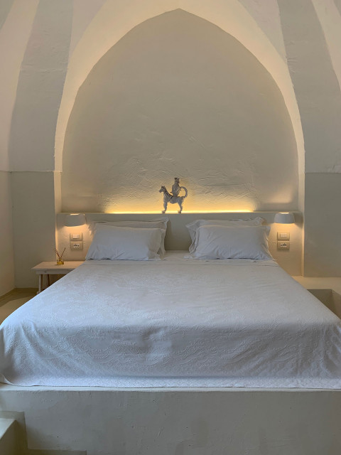 Masseria Cuturi - Agriturismo medelhavsstil-sovrum