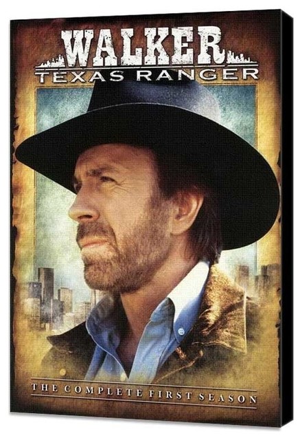 Walker, Texas Ranger 11 x 17 TV Poster - Style A - Museum Wrapped Canvas