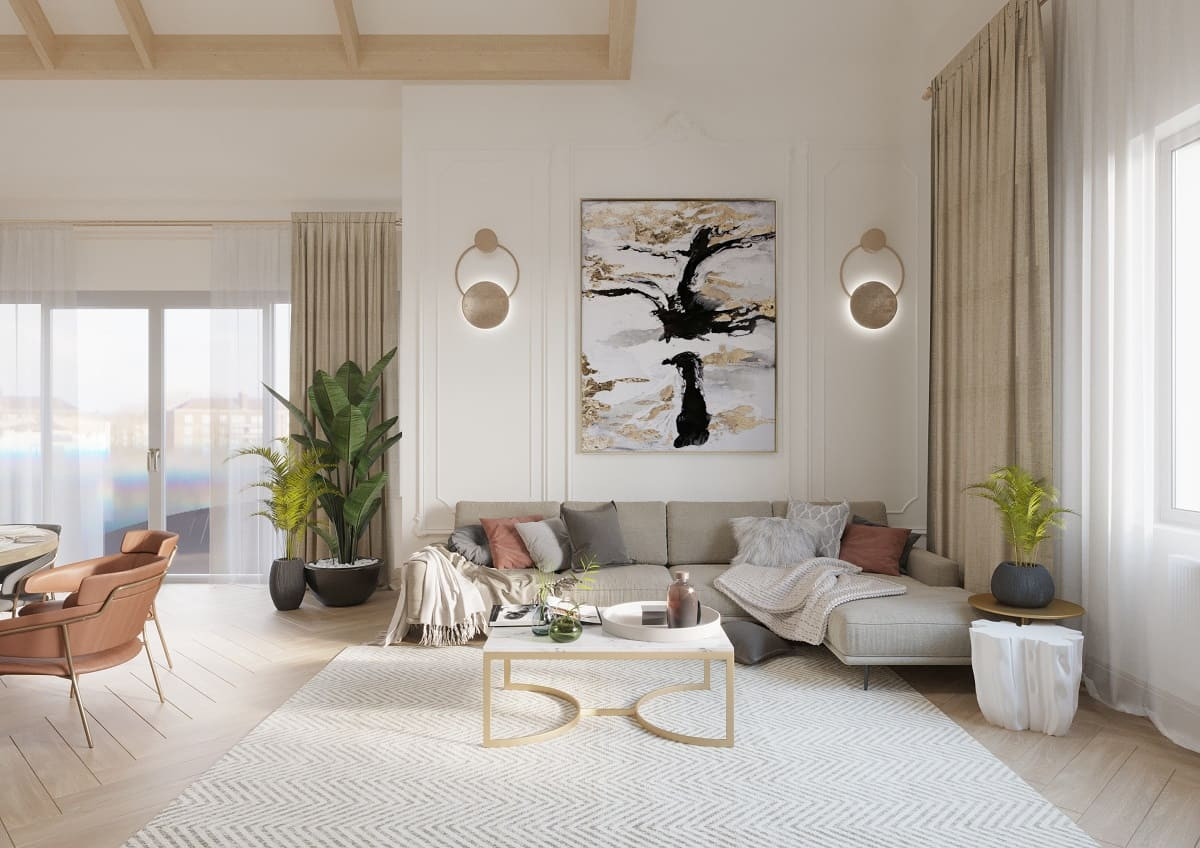 Загородный дом для молодой семьи с ребенком