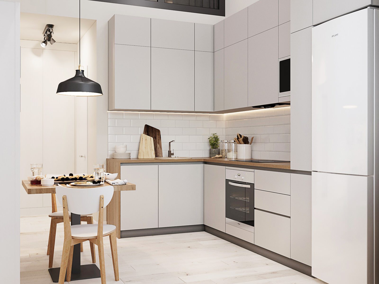 студия с антресолью