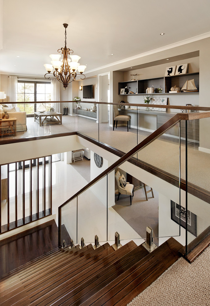 This is an example of a contemporary staircase in Melbourne.