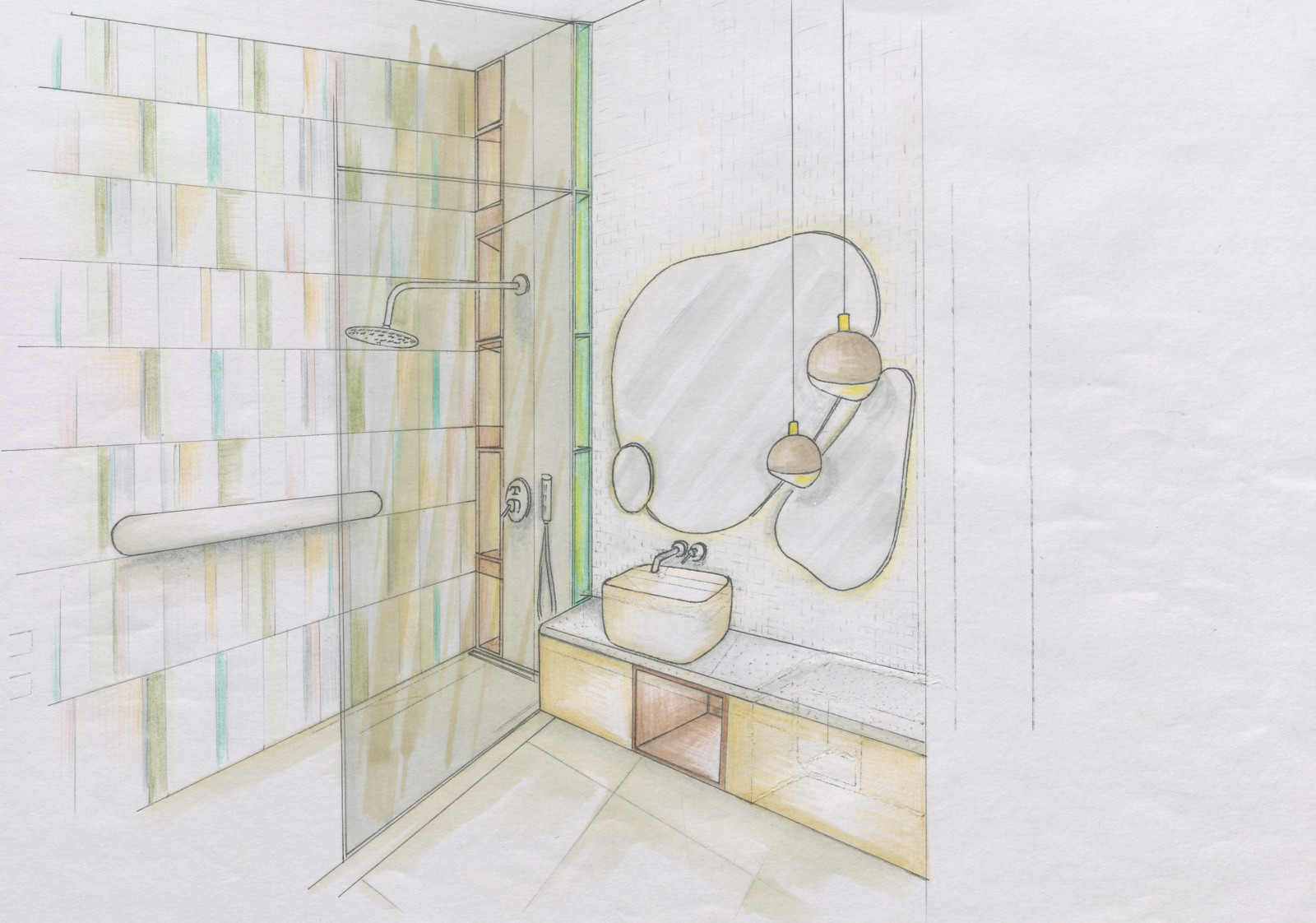 Secret Place. Эскизный проект (ручная подача)