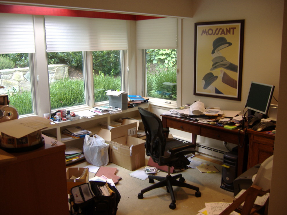 Arlington Home Office Remodel: Before