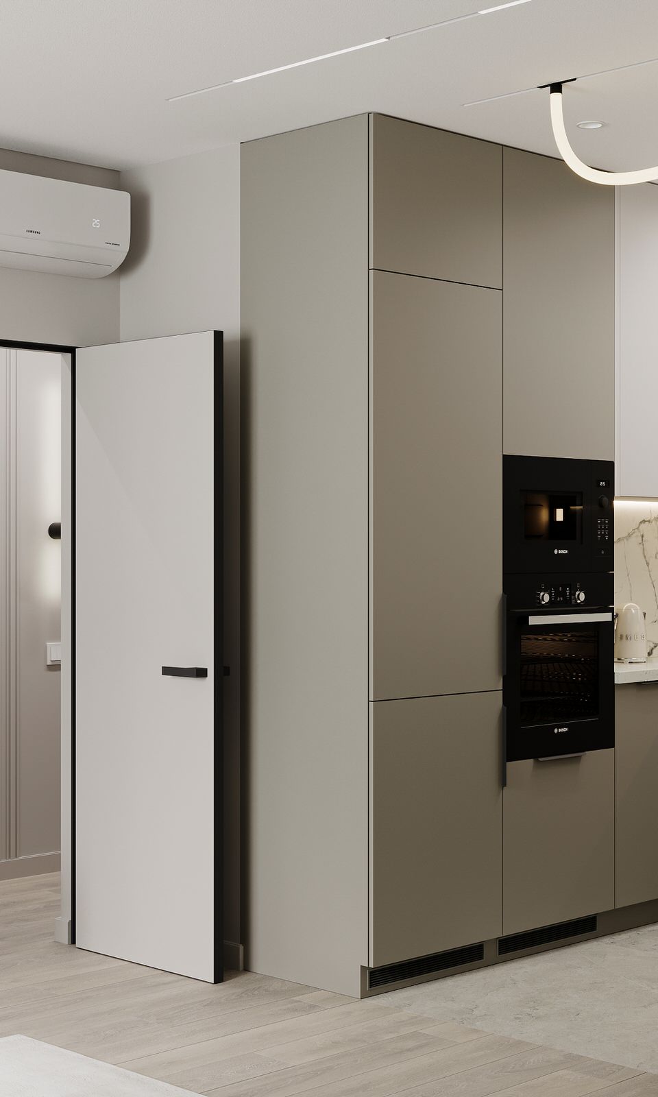 Интерьер квартиры в ЖК "Гармония"