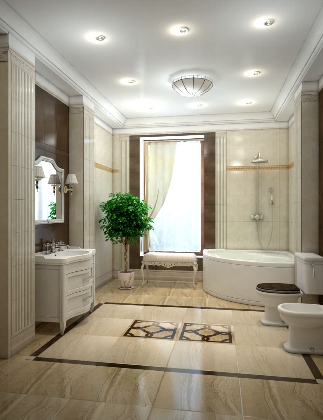 Проект интерьера в стиле Классика