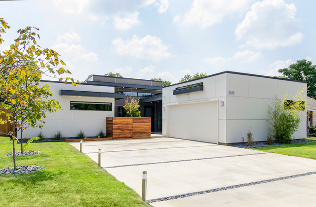 Bluffview trendy-hus-og-facade