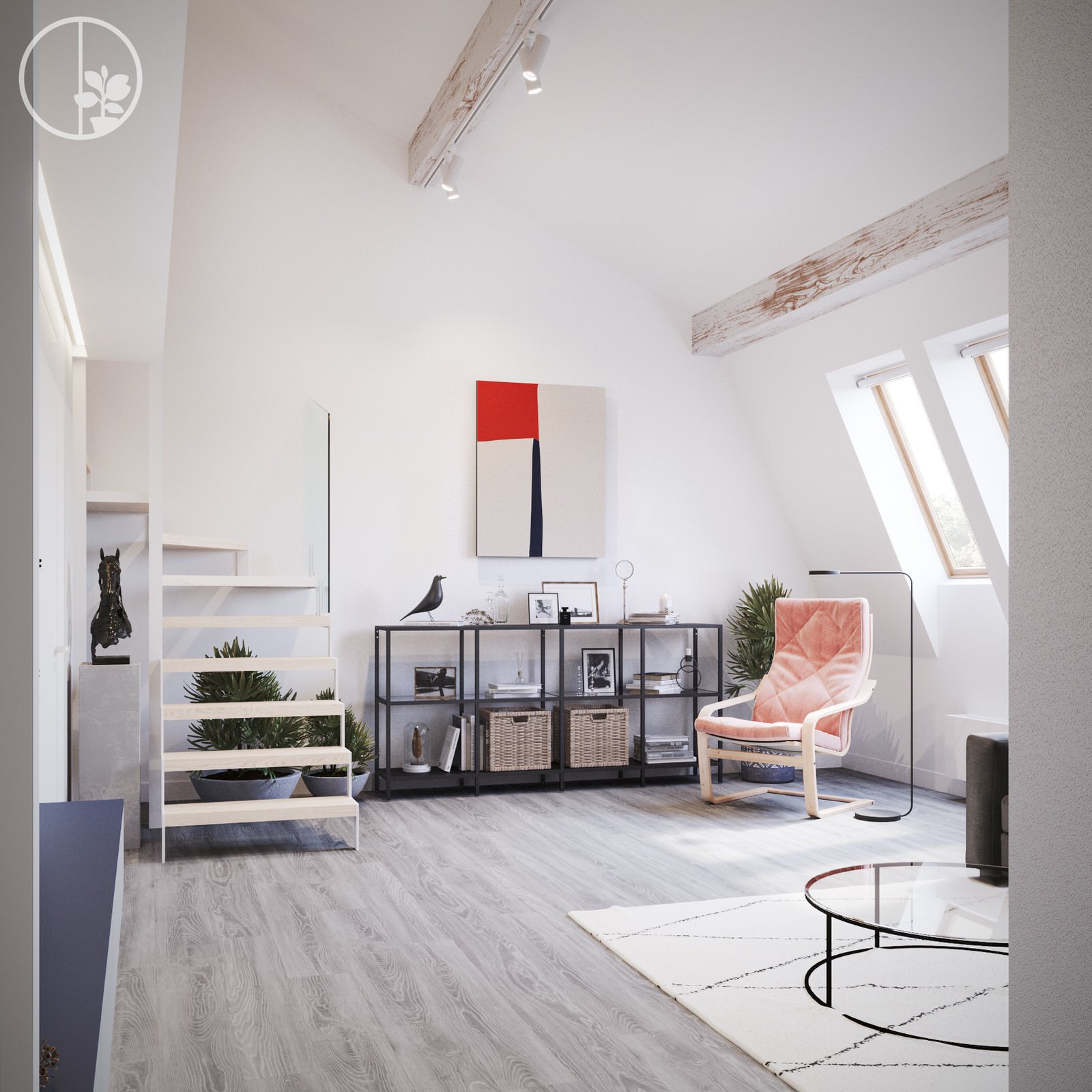 Квартира на мансардном этаже ЖК "пригородный простор"