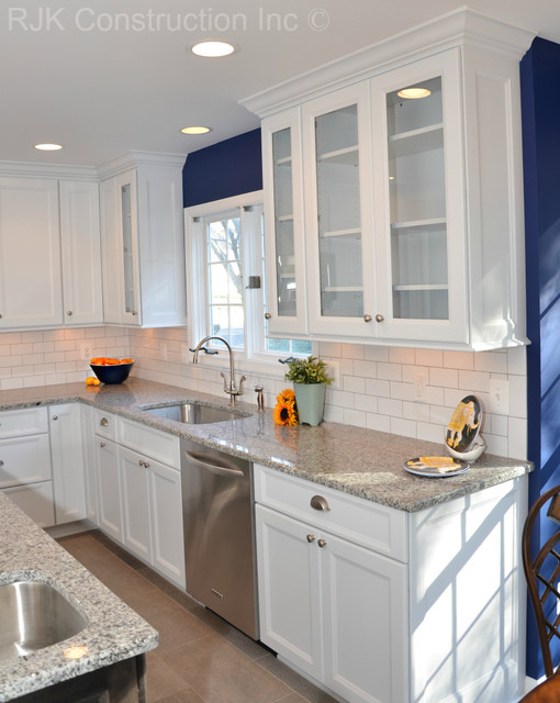 Blue And White Kitchen Traditional Kitchen Dc Metro By Rjk