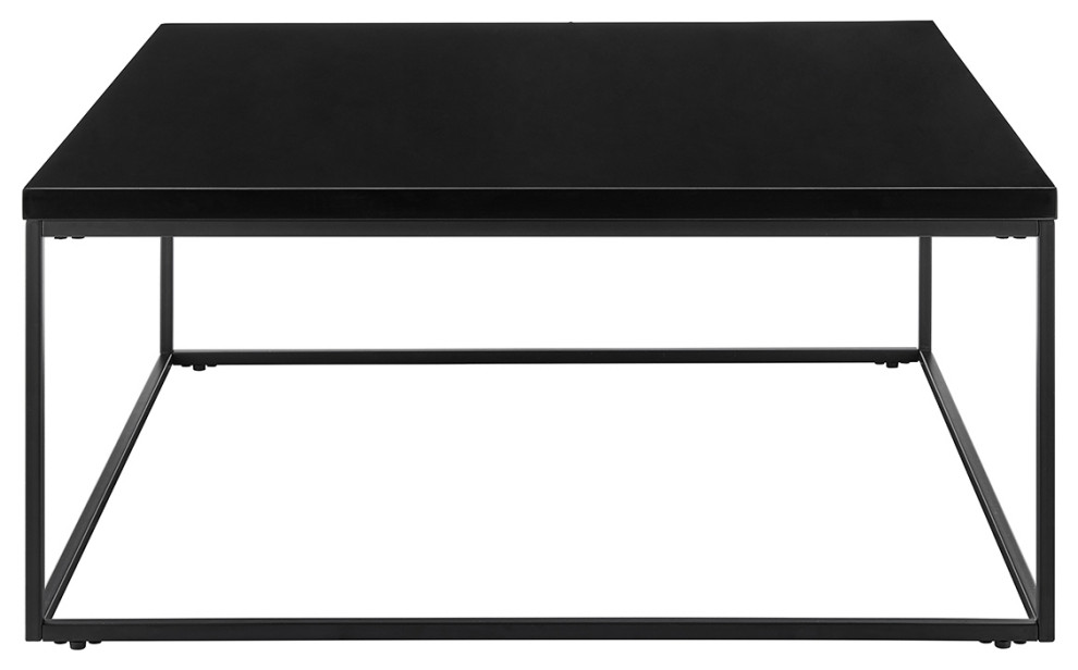 Teresa Square Coffee Table Industrial Coffee Tables by Euro Style Houzz