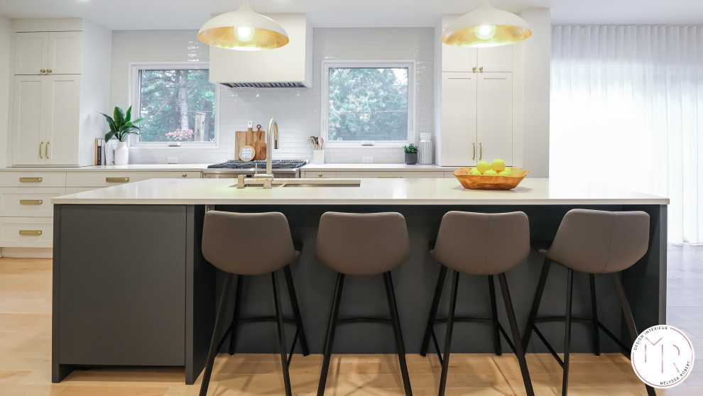 La Minutieuse Contemporary Kitchen Montreal by Melyssa Robert