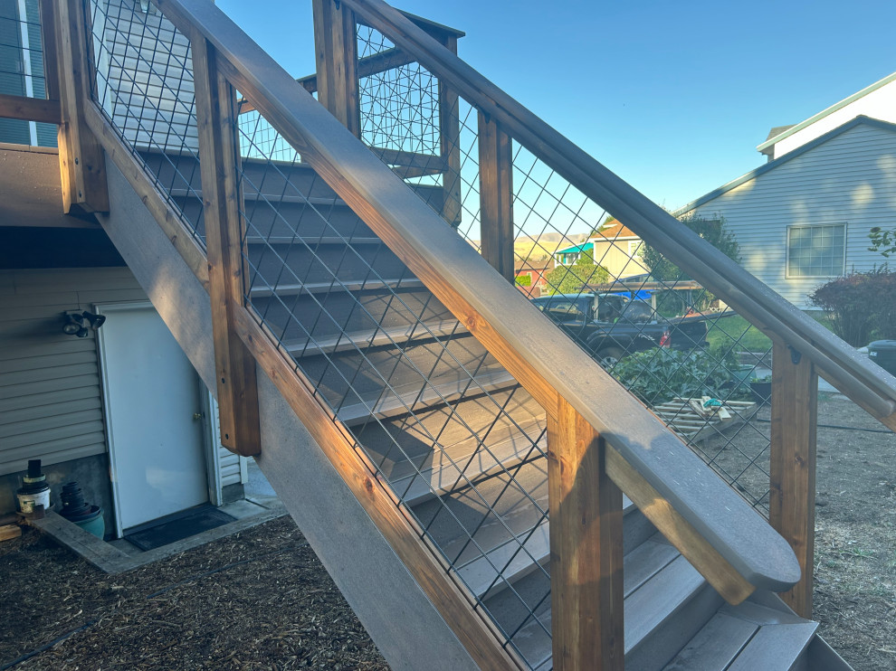 Deck and front entry