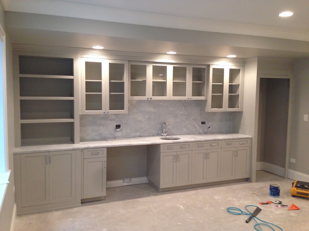 Trendy home design photo in Chicago