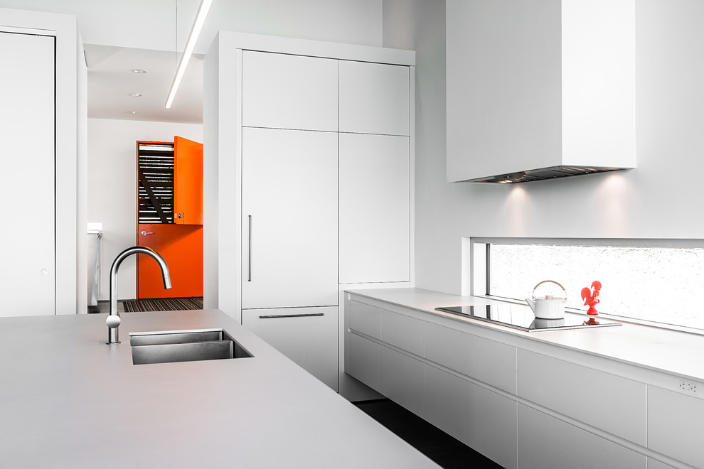 Example of a trendy kitchen design in Vancouver