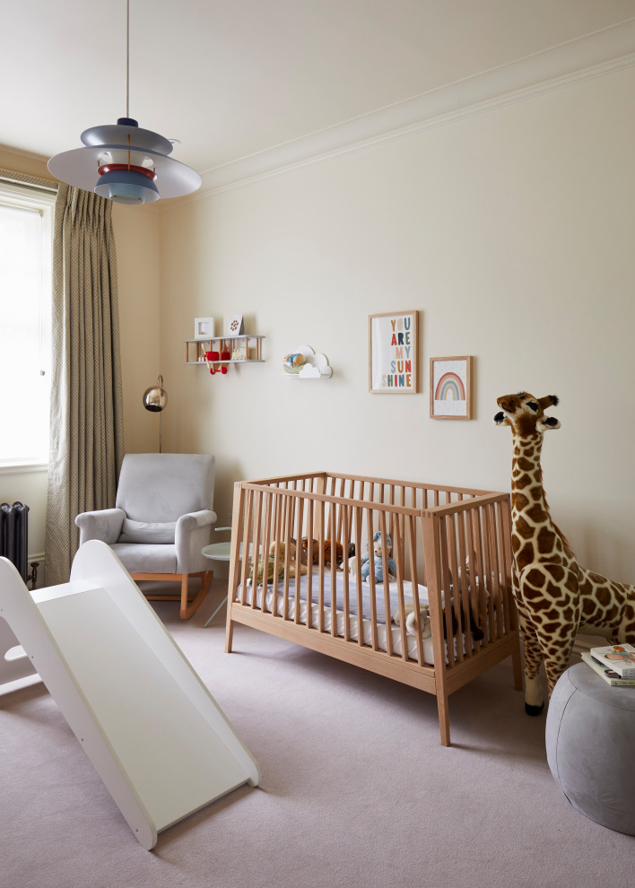 Inspiration for a classic nursery in London.