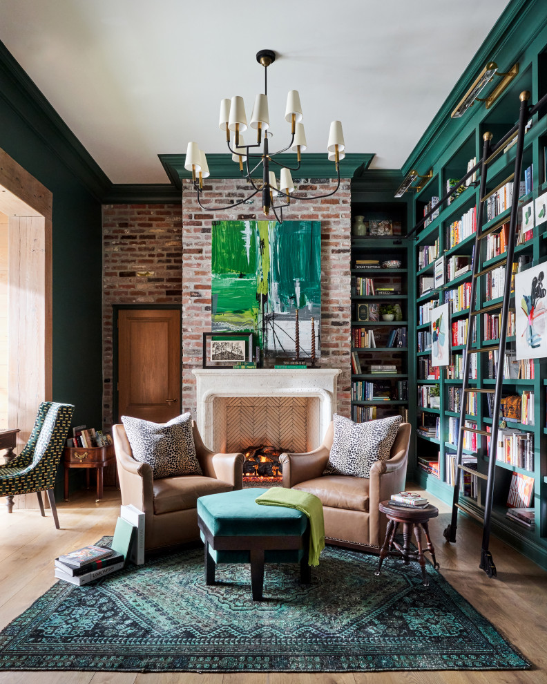 Inspiration for a timeless family room remodel in Austin