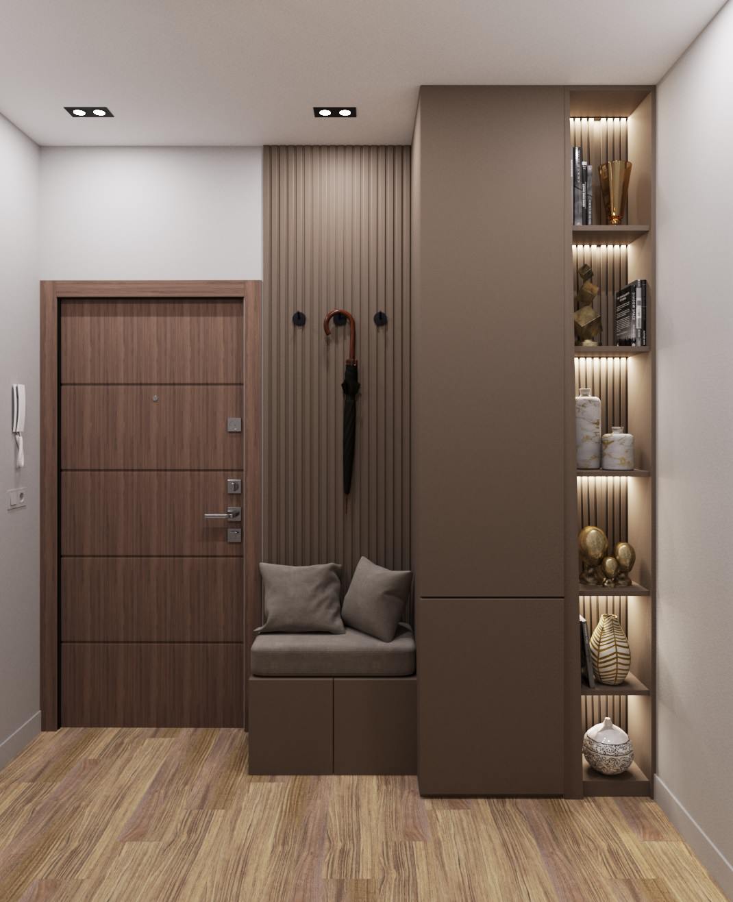 Стильная двухкомнатная квартира для молодой пары