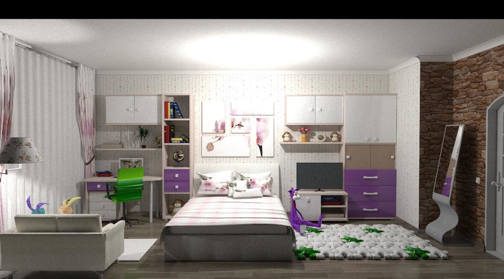 Детская комната для девочки 11 лет
