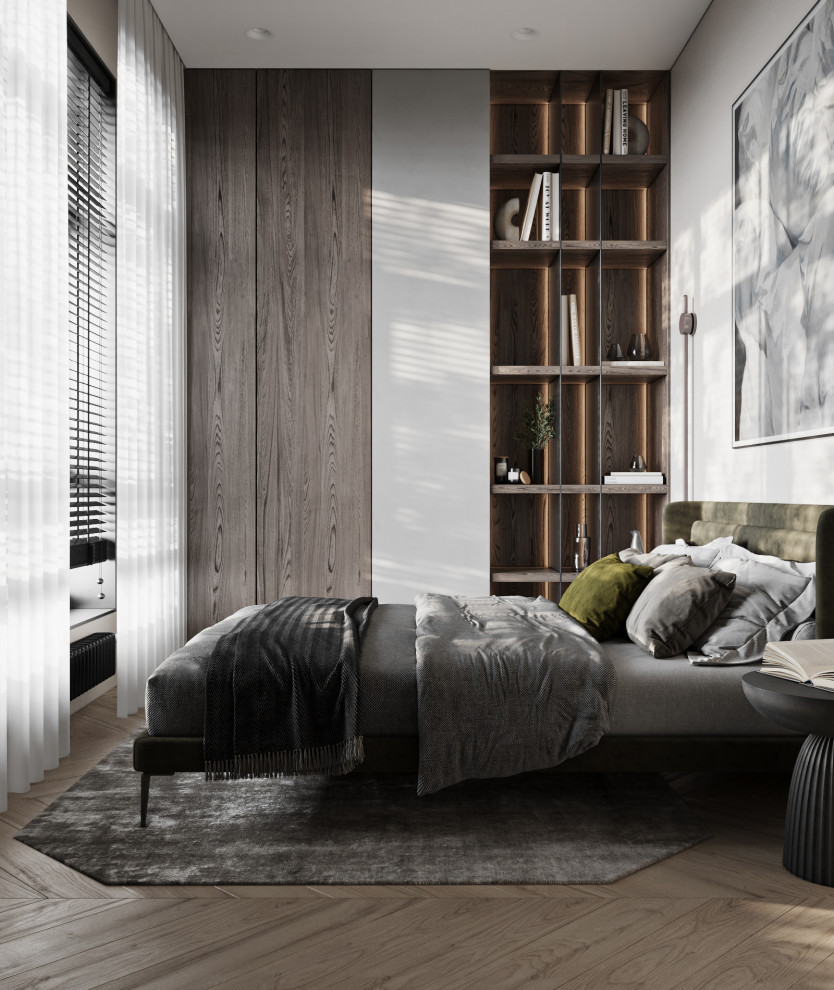 Гостевая спальня в таунхаусе в поселке Новорижский, 277 м2