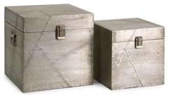 Jensen Aluminum Clad Boxes - Set of 2
