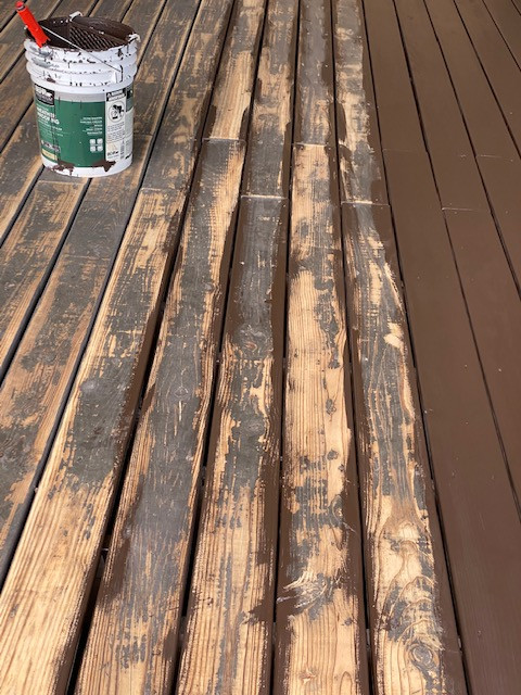 Deck Restrored Repainted