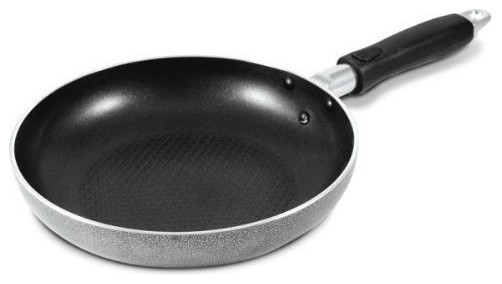Nonstick Heavy Gauge Aluminum Fry Pan, Gray, 10"