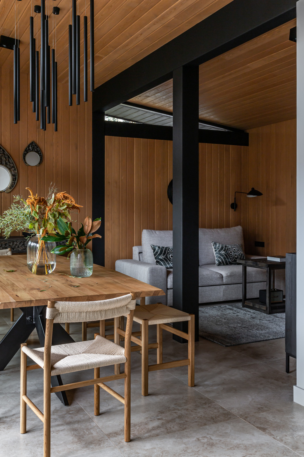 Современный банный дом 67 м² в Подмосковье