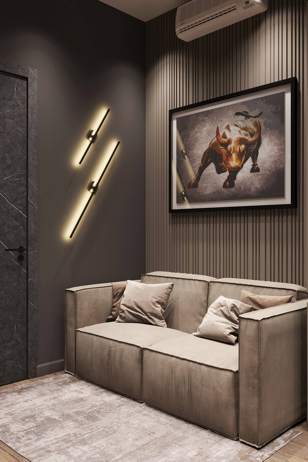 Трехэтажный дом для семьи