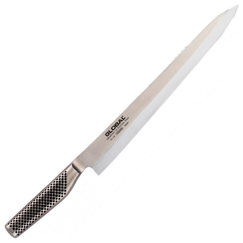 Global G14R 12" Yanagi Sashimi Knife Traditional Slicing And