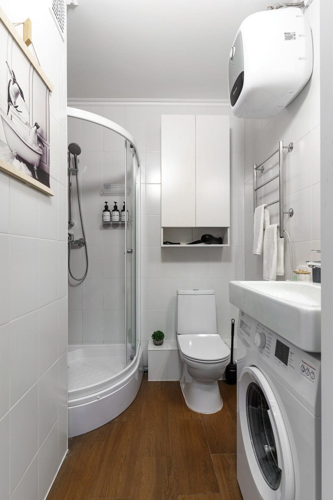 Студия 21кв.м.в морском стиле