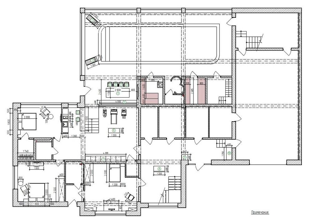 Загородный дом в п. Молодежный 800м2