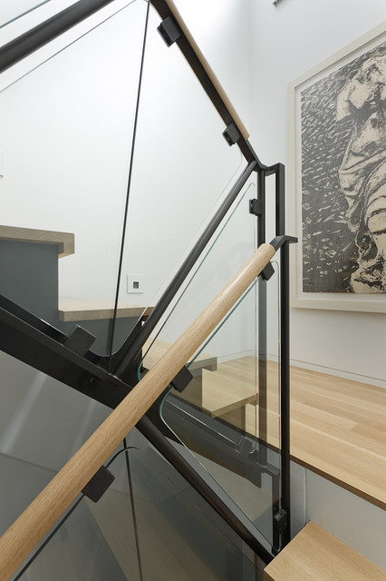 Beacon Street Penthouse 2 contemporary-staircase