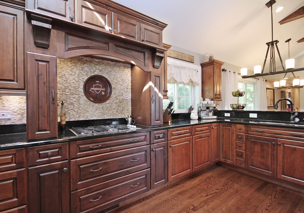 Opened Rustic Kitchen in Chicago Northwest Suburbs Rustic Kitchen