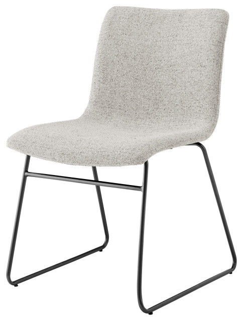 Bruce Fabric Dining Side Chair,, Set of 2, Pebbled Cream