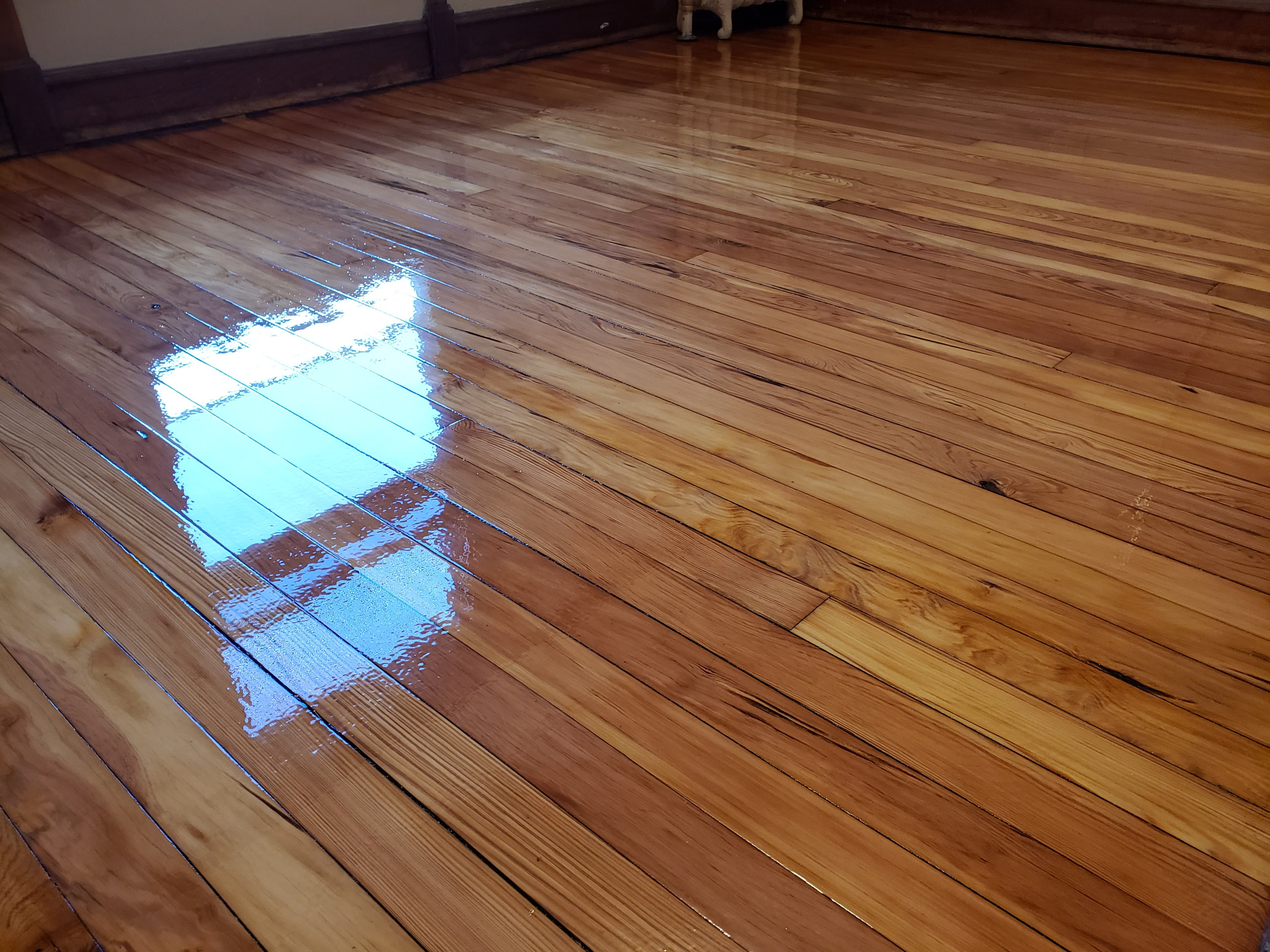Old Irving Park, Chicago  , natural polyurethane finish on oak maple and pine