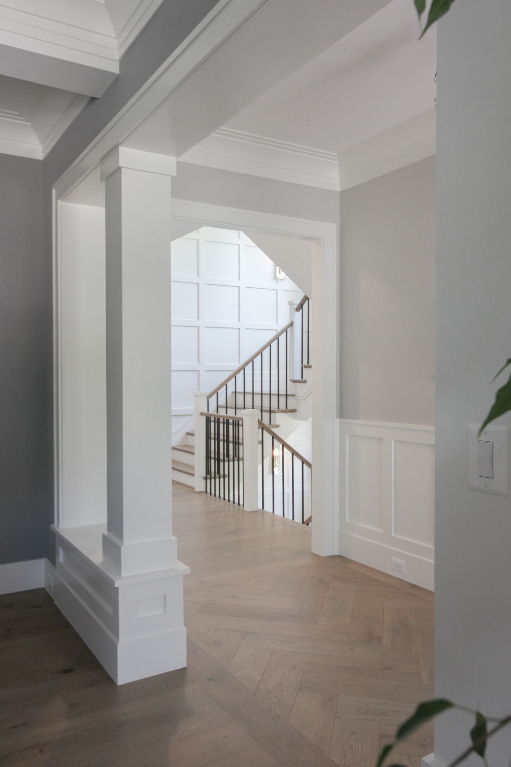 87_Welcoming and Functional Contemporary U-shaped Staircase, Arlington, VA 22207