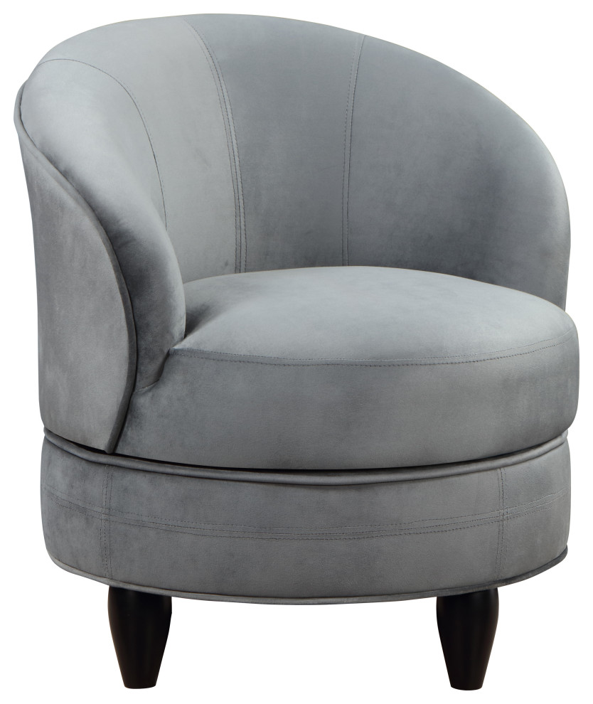 Sophia Velvet Accent Chair Midcentury Armchairs And Accent Chairs