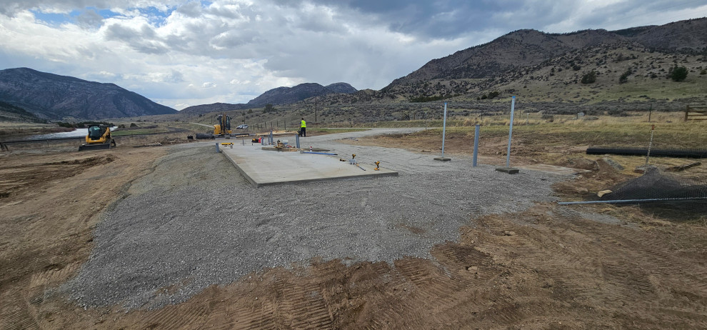 Concrete PAD for Hut