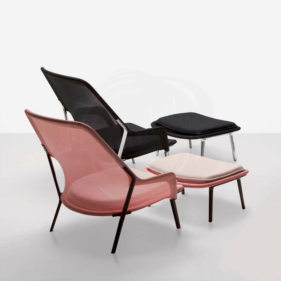 Vitra Slow Chair: Contemporary Modern Chaise Lounge Chair