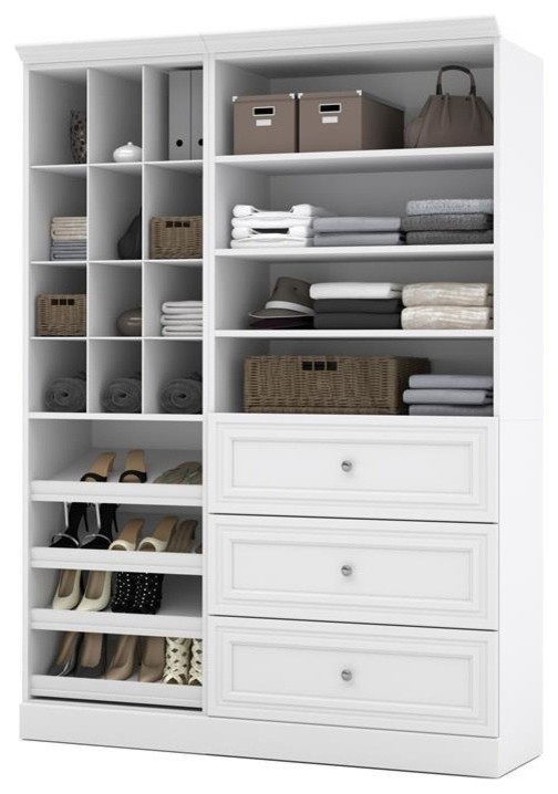 Bestar Versatile ith Wide Drawers, White