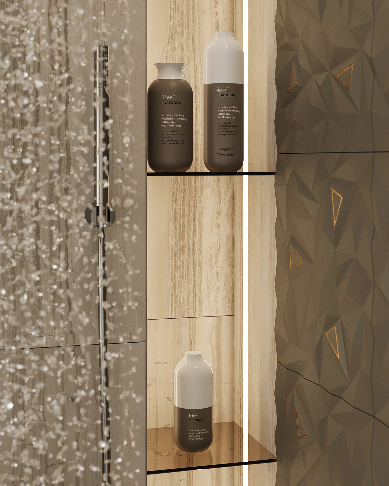 Душевая с окном в частном доме г. Казань