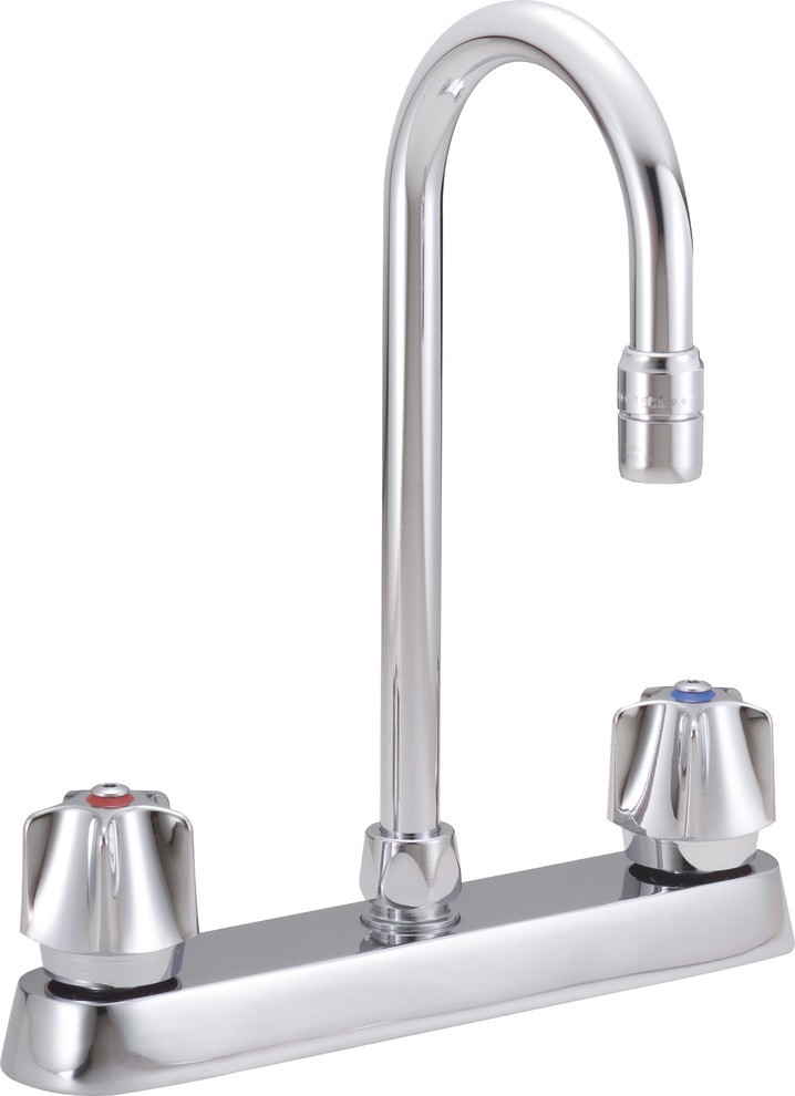 Delta 1.5 GPM 2 Knob Kitchen Faucet 3-Hole 26T
