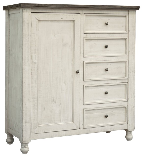 Stonegate Rustic Farmhouse Solid Wood Gentleman Chest