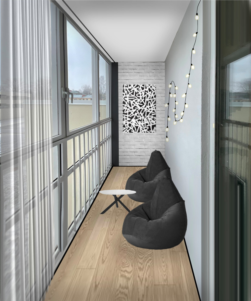 Однакомнатная квартира в Современном стиле с элементами Поп-арта.