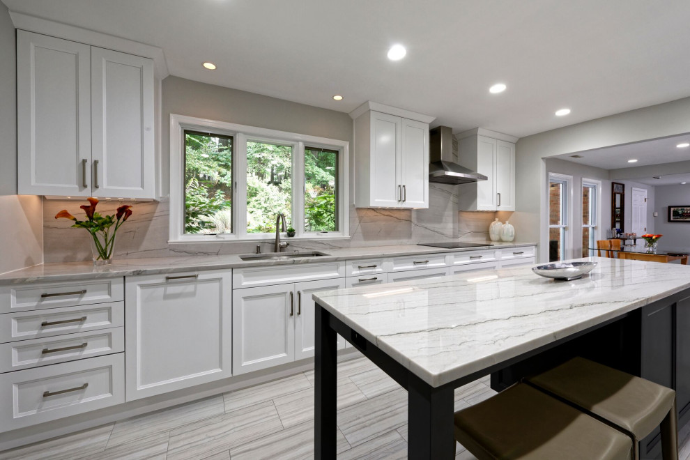 Example of a transitional kitchen design in DC Metro