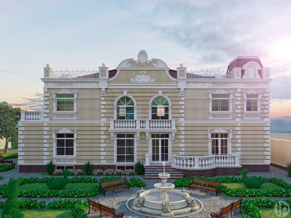 Проект частного особняка в классическом стиле