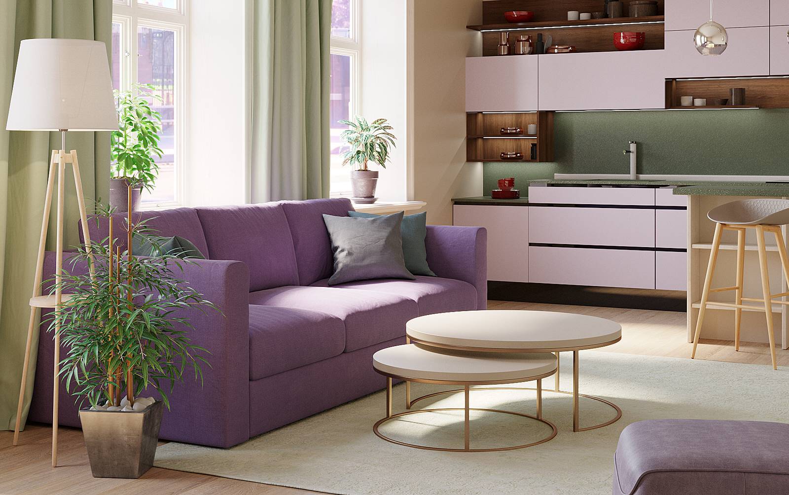 гостиная студия