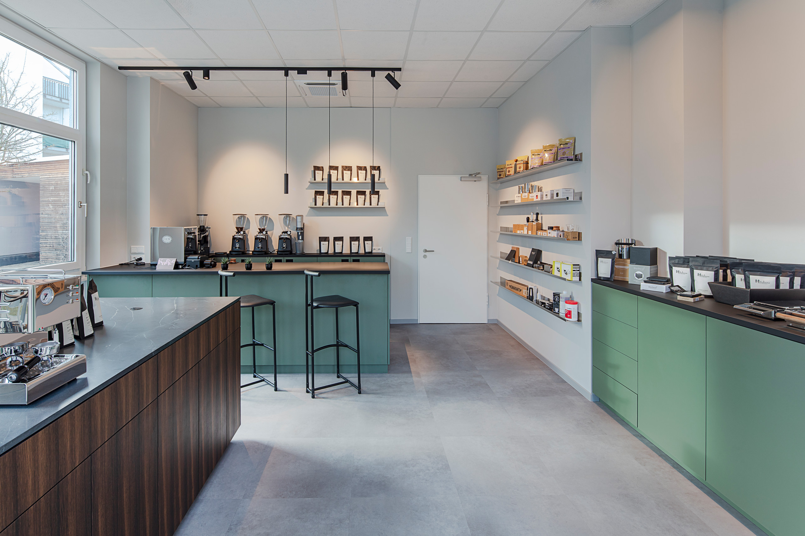 Showroom für Espressomaschinen & Barista in München