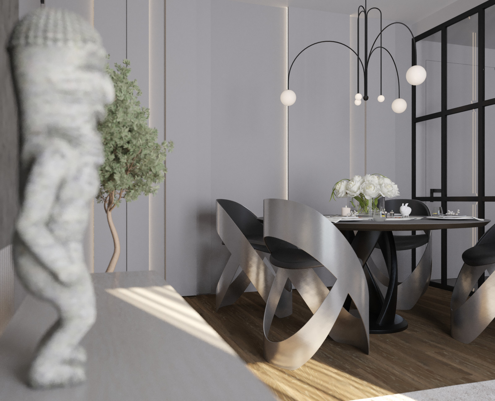 Кухня + Гостиная